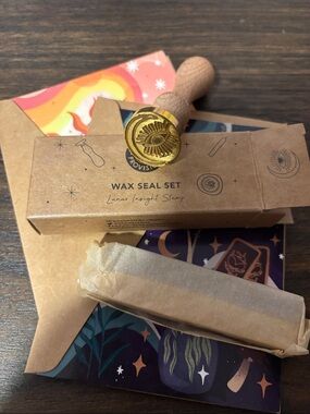 Wax Seal Stamp Set with Gold Eye Emblem - Goddess Provisions